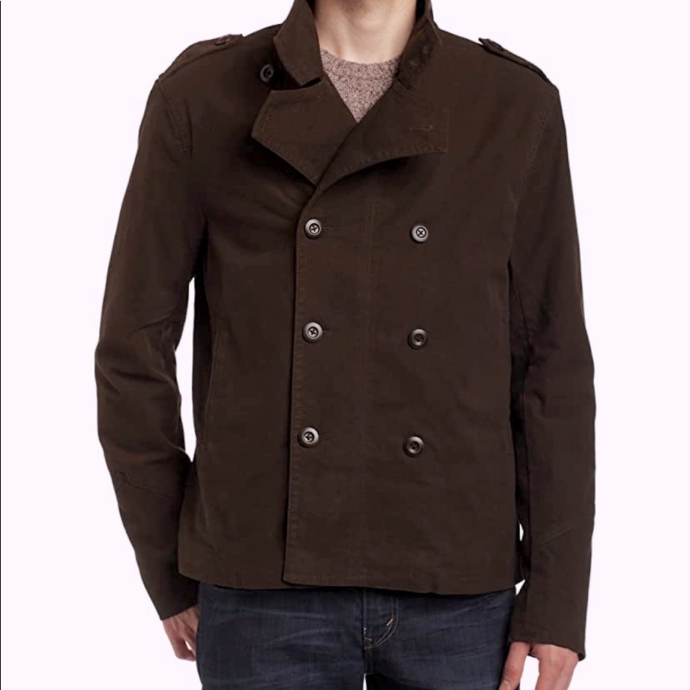 John Varvatos X Converse Deep Olive Peacoat Size 1 (S)